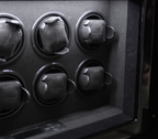 Luxury Knox Watch Winder Safe with Fort Knox-Inspired Armor Design & 8-Rotor Storage System