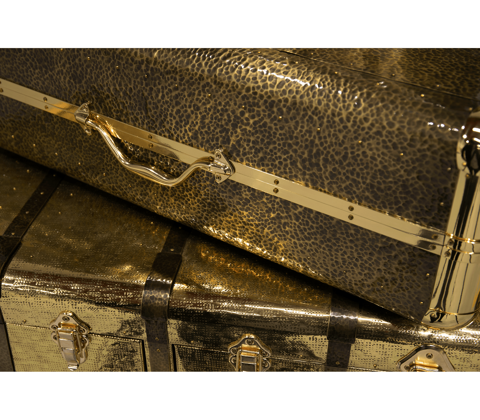 Luxury Champagne Gold Vault Safe with High-Security Storage & Elegant Designer Finish