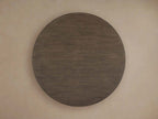 Saint Germain Round Wood Dining Table with Solid Oak Top Natural Wood Toulouse Base