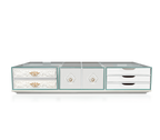 Luxury Modular Coffee Table with Geometric Design, Hidden Storage & Modern Style