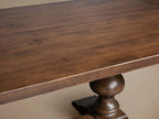 Tuscany Oval Extension Dining Table with Solid Poplar Wood