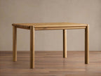 Sulina Wood Oak Extension Dining Table Drop-Leaf Design