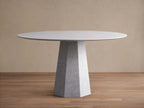 Modena Round Dining Table with Italian Marble Top