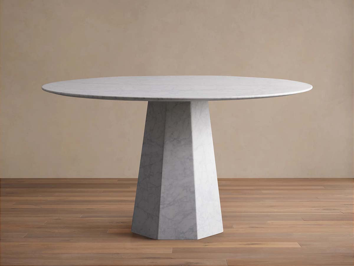 Modena Round Dining Table with Italian Marble Top