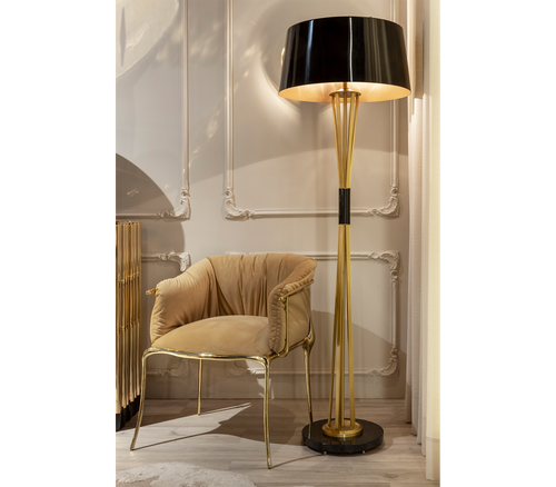 Luxury Surrealist Armchair with Gold-Plated Brass Frame, Velvet Seat & Sculptural Design
