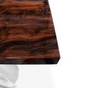Infinity Consoles Curved Copper Leaf Entryways Cabinet Table