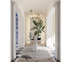 Pietra Square Marble Dining Table