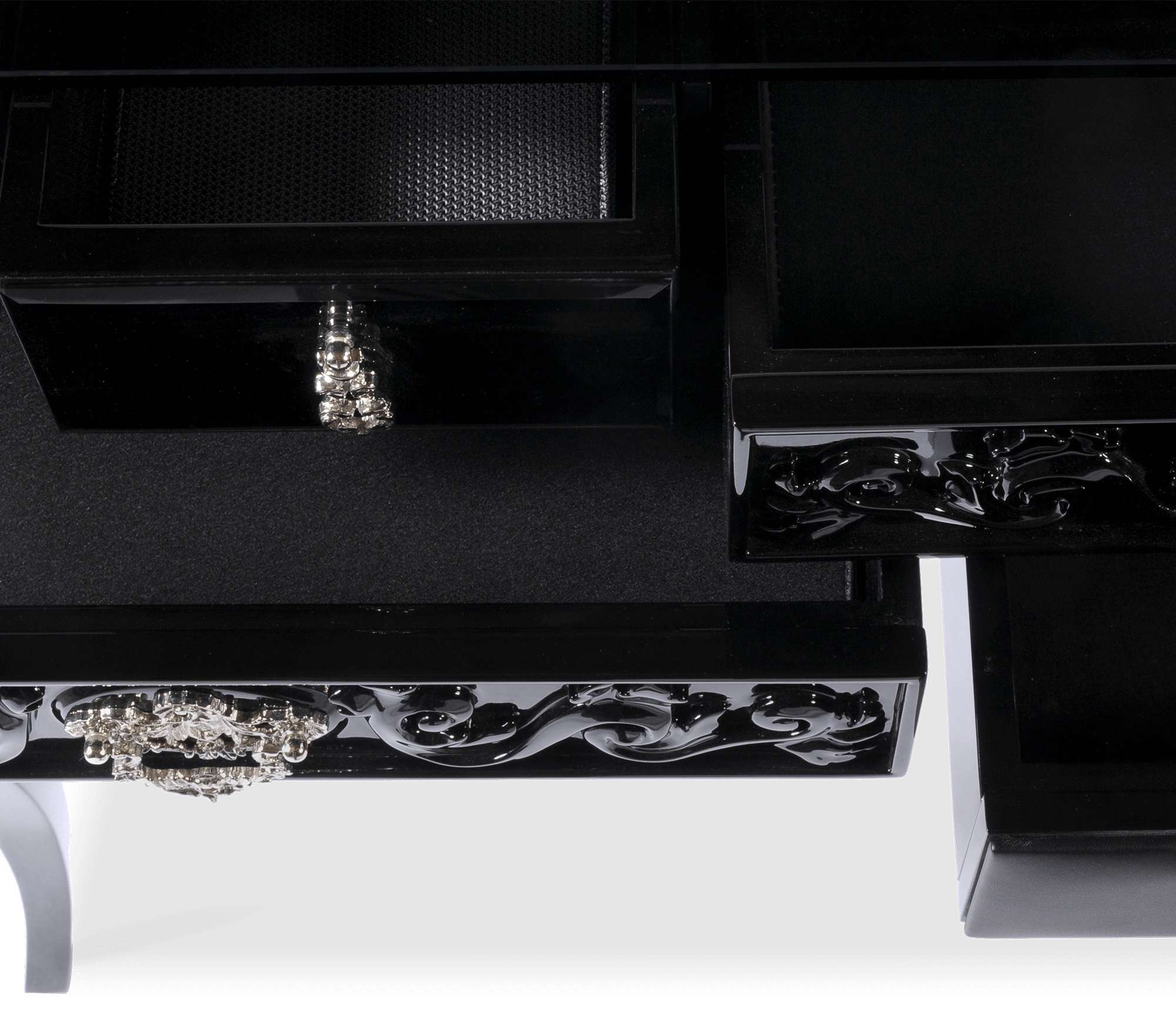 York Consoles with Classic High Gloss Entryways Cabinet Table