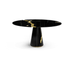 Lapiaz Black Lacquer Dining Table