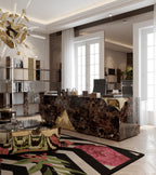 Lapiaz Karst Stone Marble Luxury Executive Desk