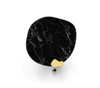 Diamond Marble & Brass Round Dining Table