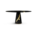 Lapiaz Black Lacquer Dining Table