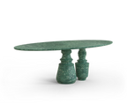 Pietra Oval Classic Estremoz Marble Dining Table