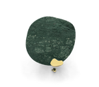 Diamond Marble & Brass Round Dining Table
