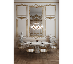 Pietra Oval Classic Estremoz Marble Dining Table