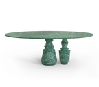Pietra Oval Classic Estremoz Marble Dining Table