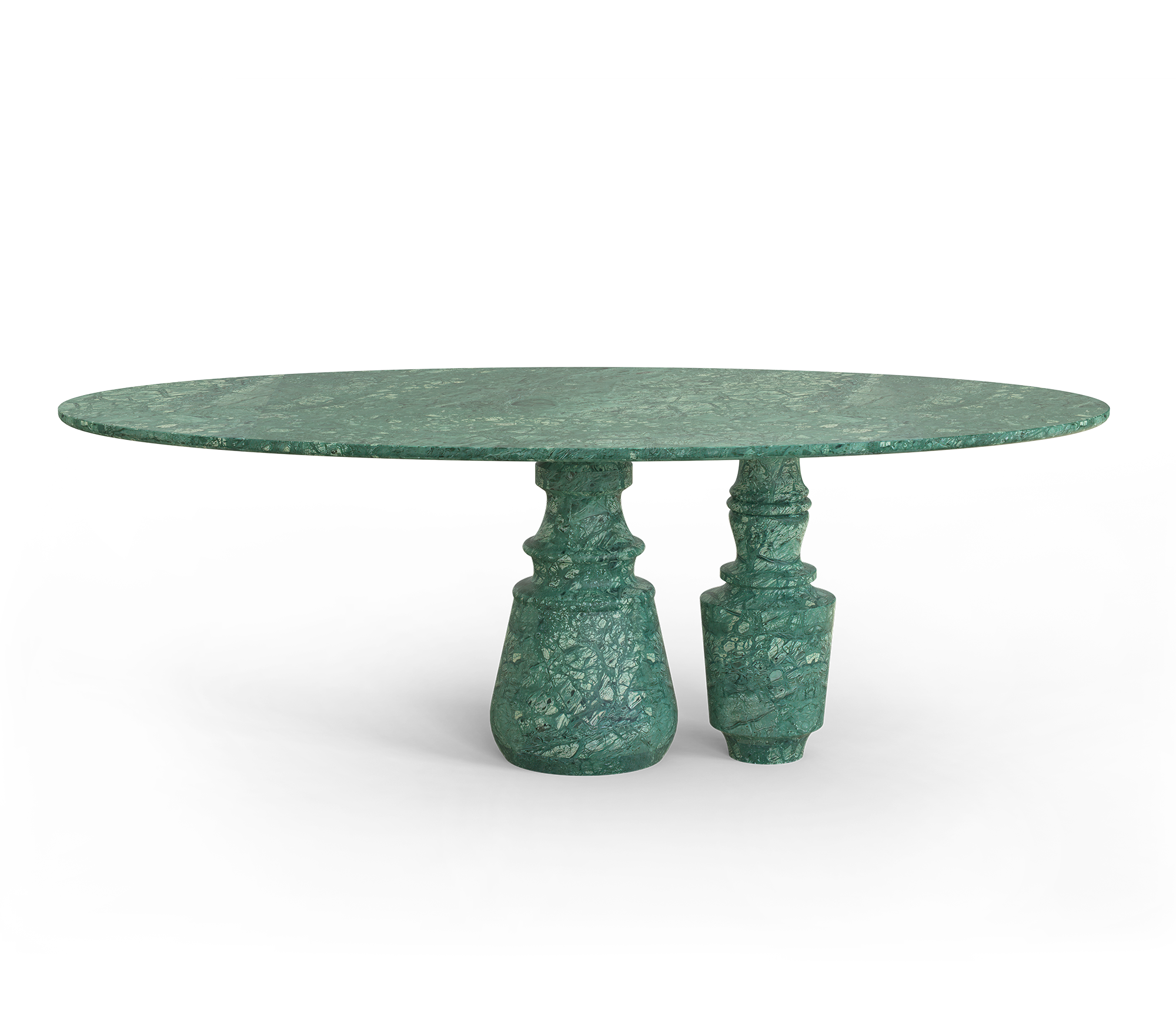Pietra Oval Classic Estremoz Marble Dining Table
