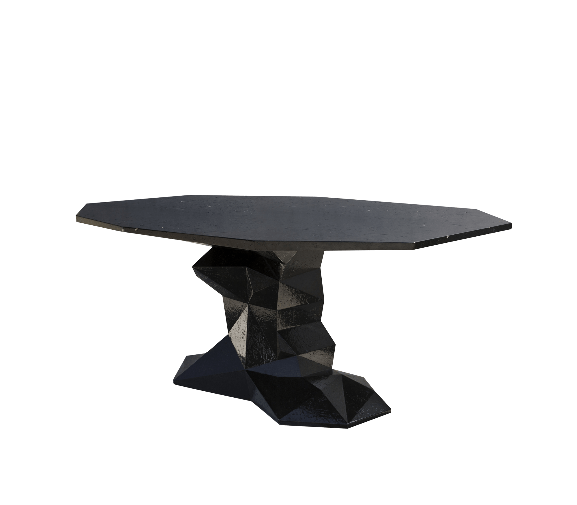 Bonsai Dining Table with Minimalism & Personalized Faceted Dining Table