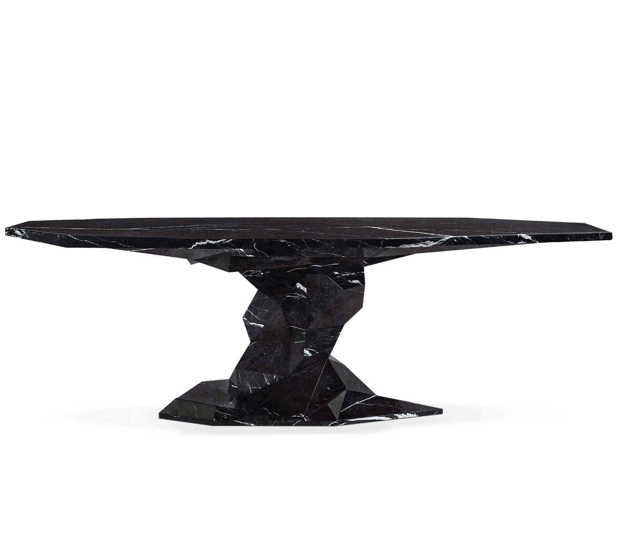 Bonsai Dining Table with Minimalism & Personalized Faceted Dining Table