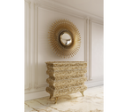 Crochet Baroque Gold Filigree Luxury Nightstand