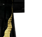 Lapiaz Black Lacquer Dining Table