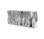 Monochrome Consoles Fluid Sculptural Resin Entryways Cabinet Table