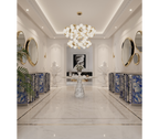Pietra Square Marble Dining Table