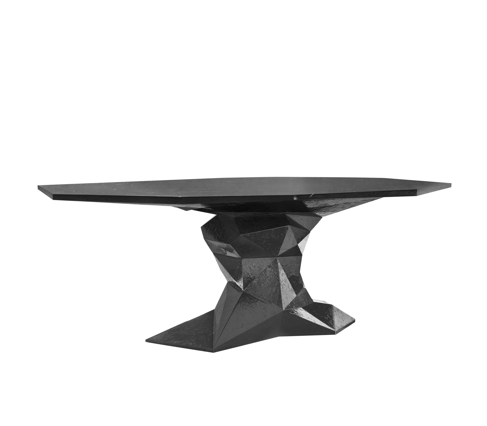 Bonsai Dining Table with Minimalism & Personalized Faceted Dining Table