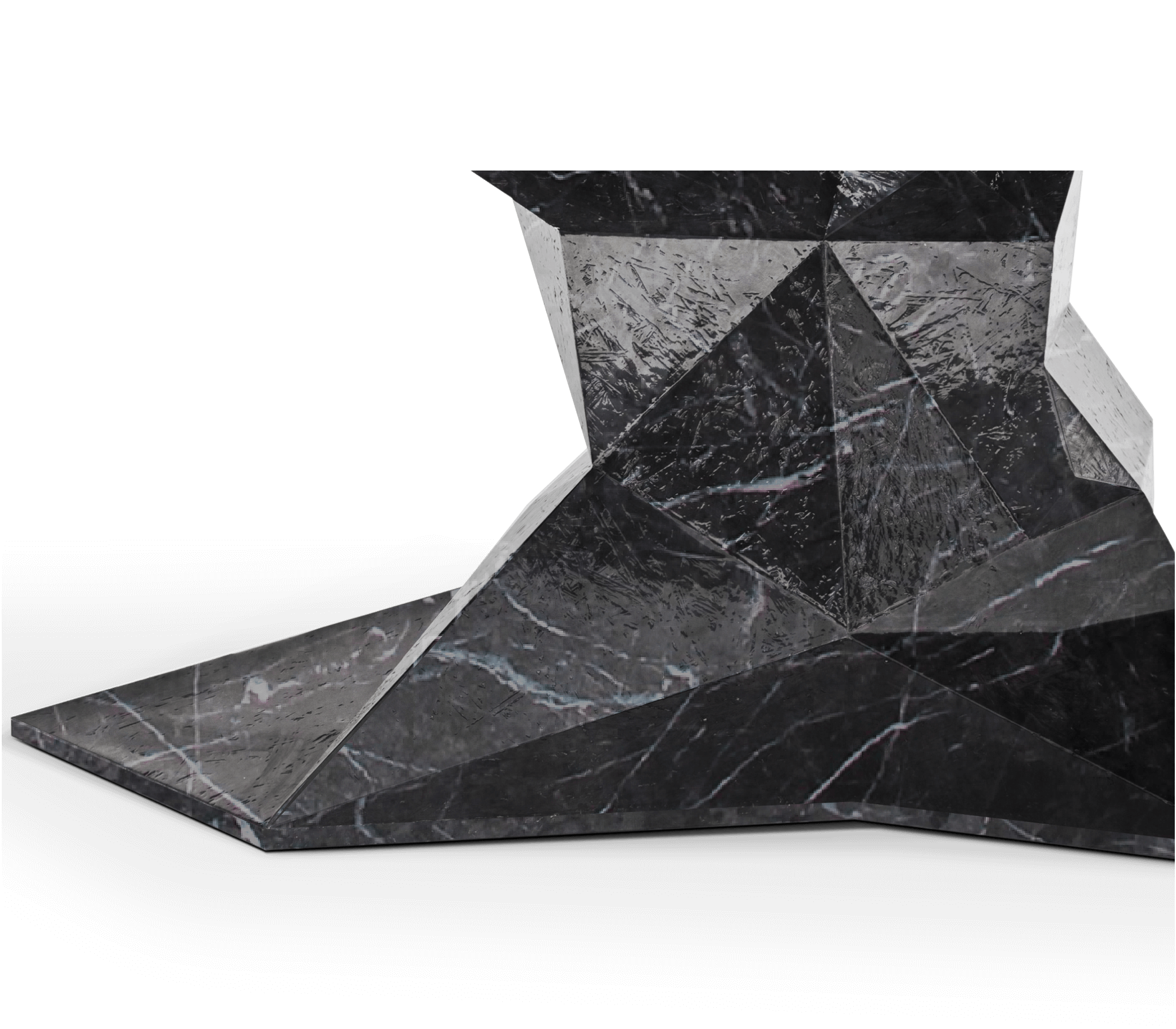 Bonsai Dining Table with Minimalism & Personalized Faceted Dining Table