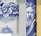 Heritage Dining Table with Azulejo-Inspired