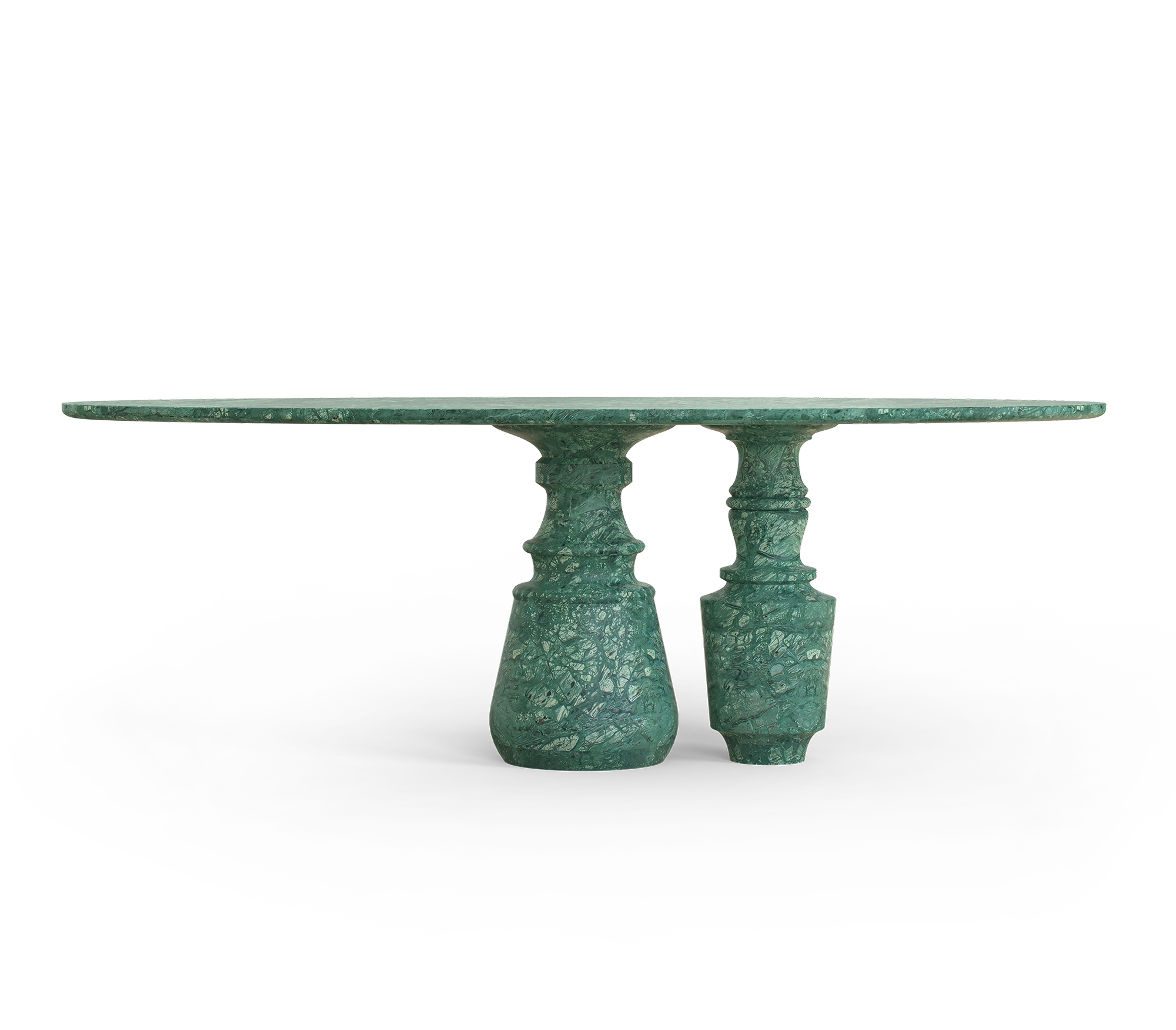 Pietra Oval Classic Estremoz Marble Dining Table
