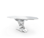 Bonsai Dining Table with Minimalism & Personalized Faceted Dining Table