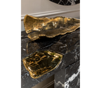 Empire Consoles Hammered Gilded Brass Entryways Cabinet Table