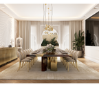 Empire Poplar Root Dining Table