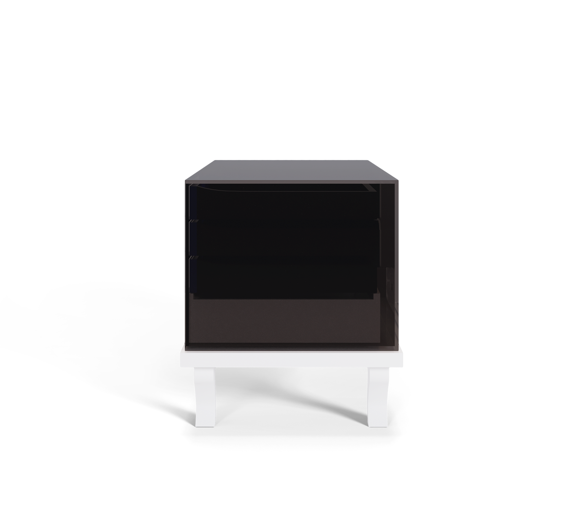 Soho Eclectic Mixed Material Luxury Bedside Table
