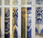 Heritage Dining Table with Azulejo-Inspired