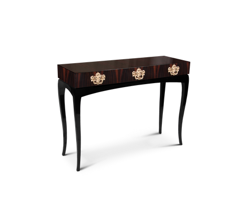 Trinity Consoles Luxury Carved Entryways Cabinet Table