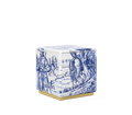 Heritage Azulejo Hand-Painted Ceramic Small Luxury Nightstand