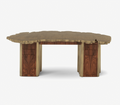 Fortuna Tree-Ring Brass Sculptural Luxury Desk