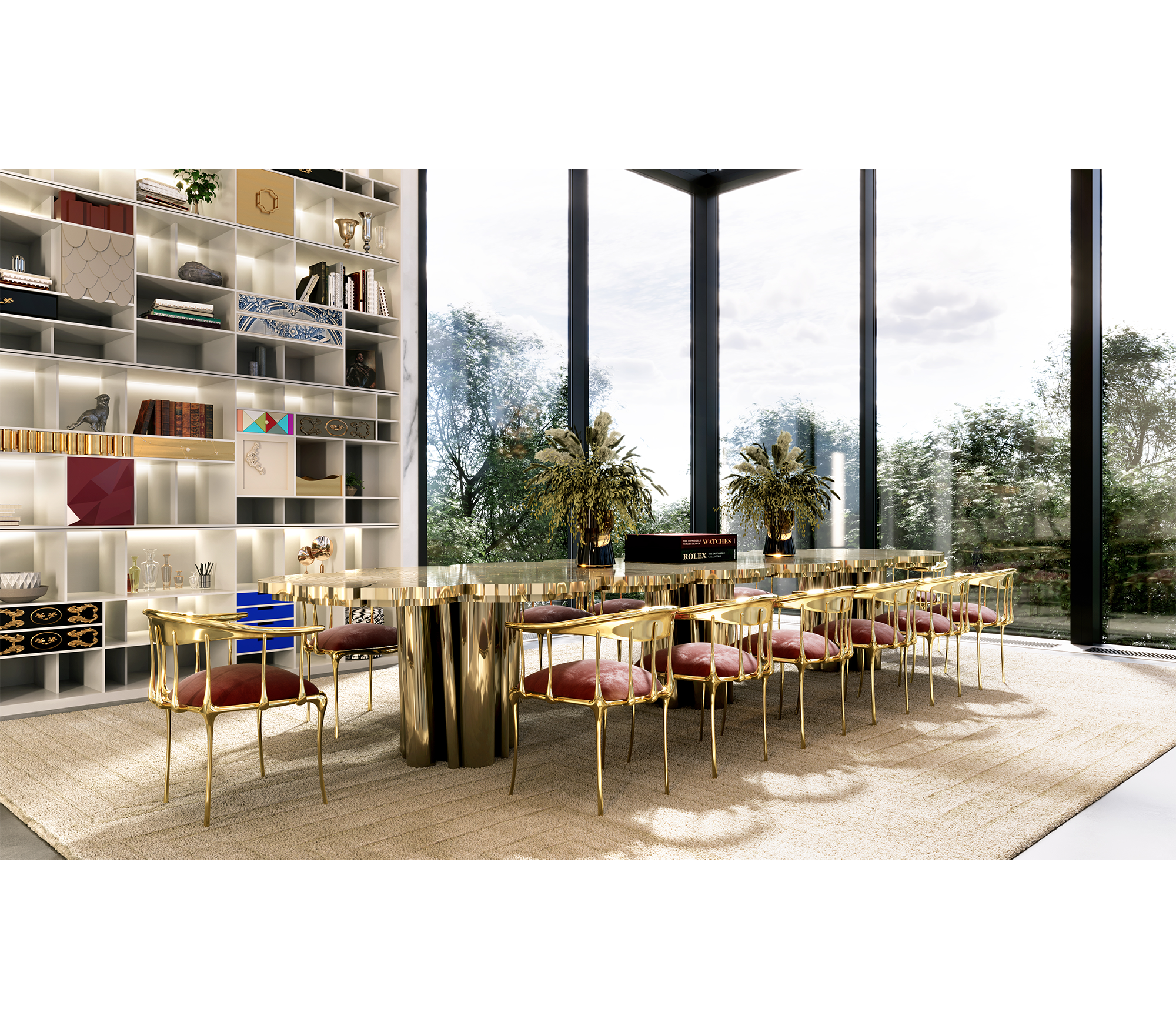 Fortuna Sculptural Dining Table