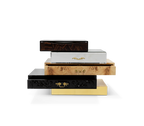 Frank Surreal Multi-Veneer Layered Luxury Nightstand