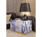Heritage Azulejo Hand-Painted Ceramic Luxury Nightstand