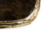 Stonehenge Marble & Brass Dining Table