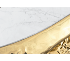 Stonehenge Consoles Crinkled Gilded Brass Entryways Cabinet Table