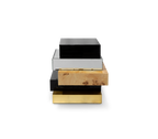 Frank Surreal Multi-Veneer Layered Luxury Nightstand