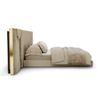 Lapiaz Kintsugi Velvet Polished Gold Luxury Headboard