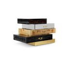 Frank Surreal Multi-Veneer Layered Luxury Nightstand