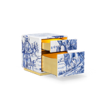 Heritage Azulejo Hand-Painted Ceramic Small Luxury Nightstand