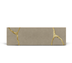 Lapiaz Kintsugi Velvet Polished Gold Luxury Headboard
