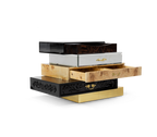 Frank Surreal Multi-Veneer Layered Luxury Nightstand